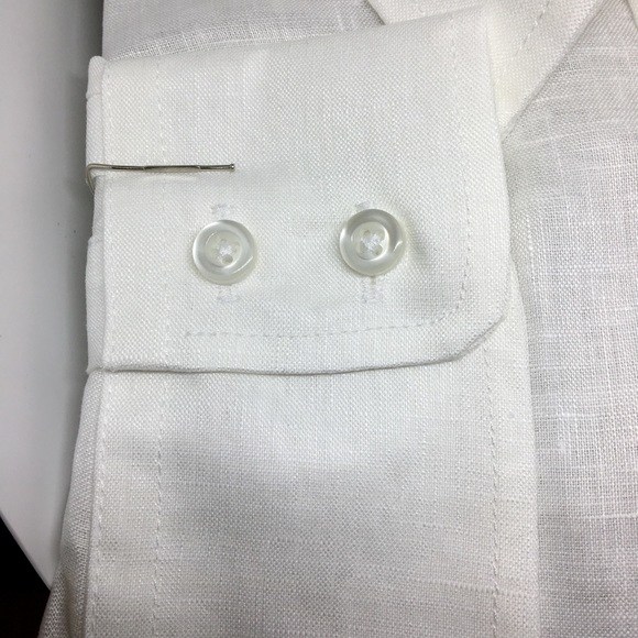 New Irish linen men’s dress shirt - Picture 7 of 8